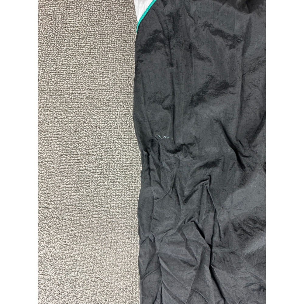 Vintage Reebok Track Pants Men‎ S Black Colorblock Shell Sporty Activewear Y2K - Picture 5 of 8